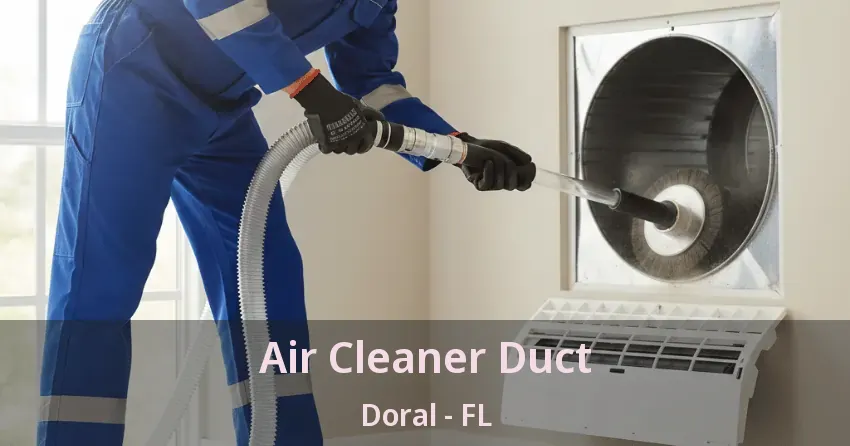 Air Cleaner Duct Doral - FL Air Cleaner Duct Doral - FL
