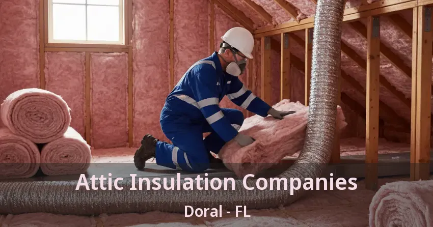 Attic Insulation Companies Doral - FL