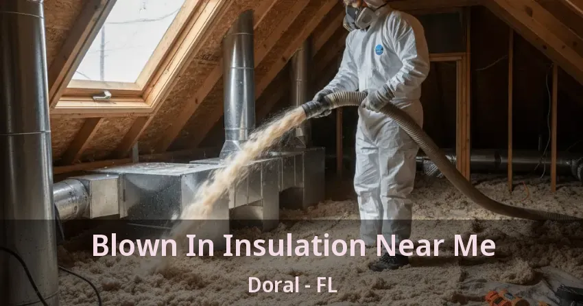 Blown In Insulation Near Me Doral - FL