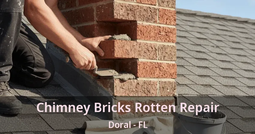 Chimney Bricks Rotten Repair Doral - FL