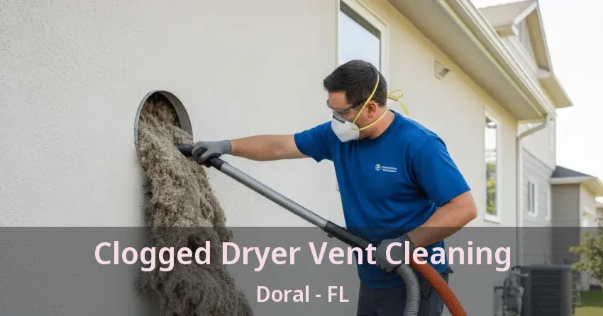 Clogged Dryer Vent Cleaning Doral - FL Clogged Dryer Vent Cleaning Doral - FL
