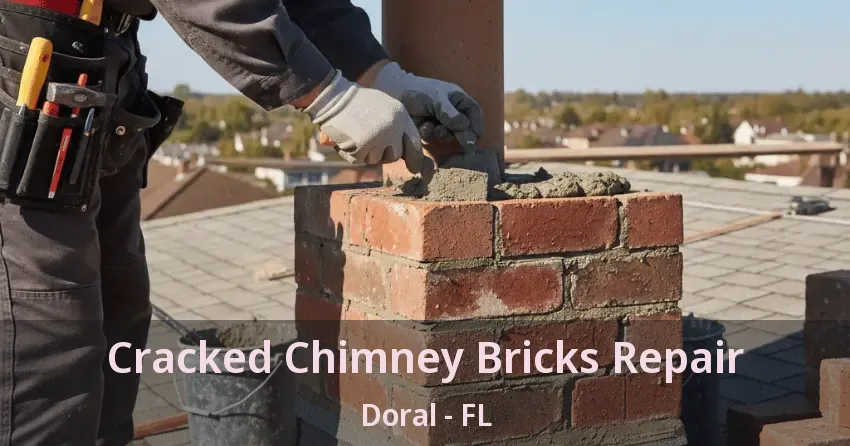 Cracked Chimney Bricks Repair Doral - FL