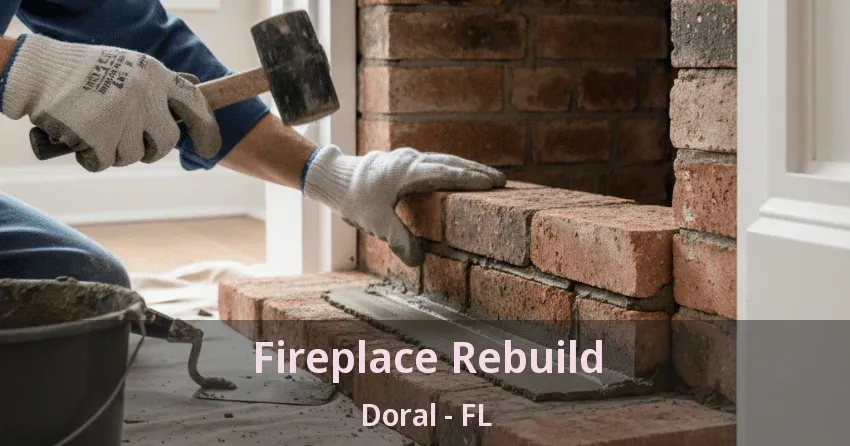 Fireplace Rebuild Doral - FL