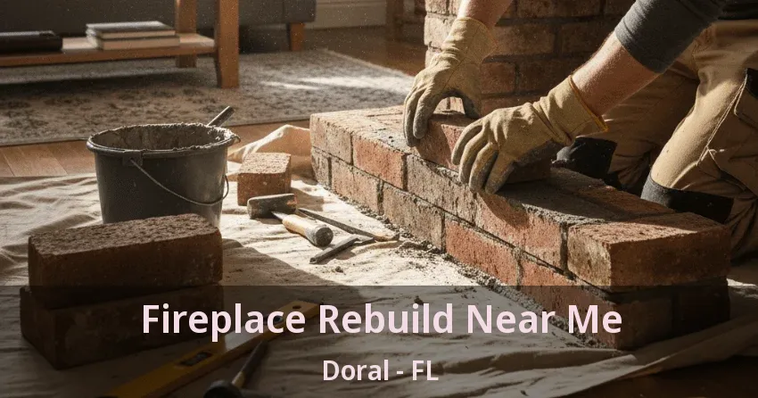 Fireplace Rebuild Near Me Doral - FL
