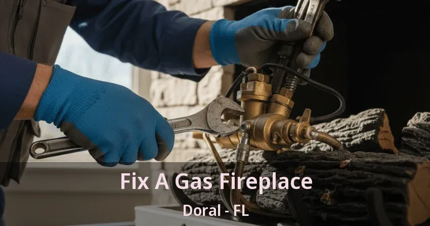Fix A Gas Fireplace Doral - FL