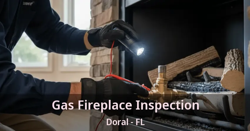 Gas Fireplace Inspection Doral - FL