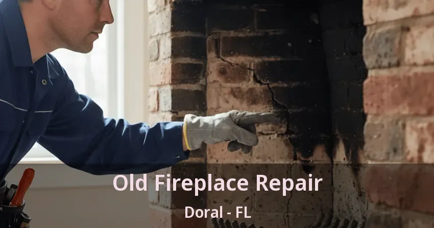 Old Fireplace Repair Doral - FL