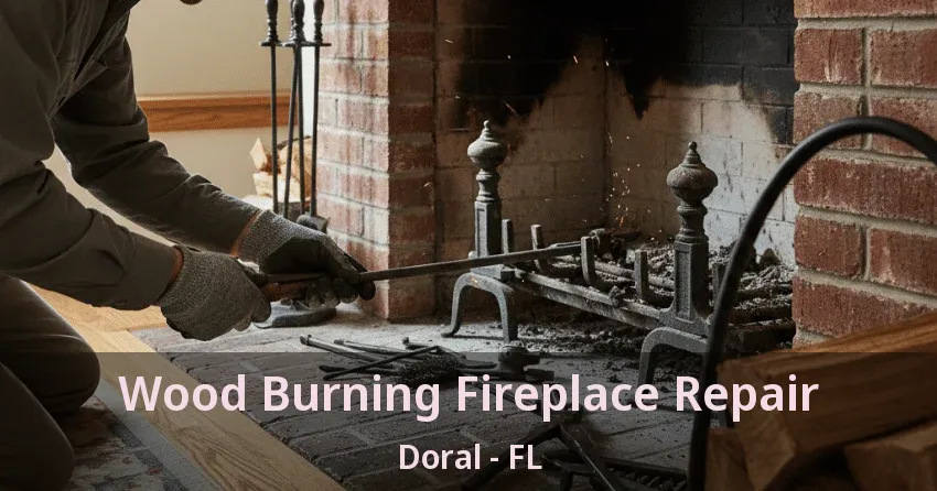 Wood Burning Fireplace Repair Doral - FL